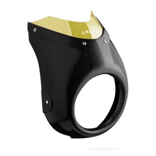 C-Racer, CafÃ© Racer headlight mask. Black