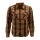 13 1/2 Woodland checkered shirt brown/orange