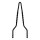 Cycle Visions Twisted Stick sissy bar 18", black