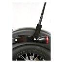 Cycle Visions, rigid sissy bar side plates. Black