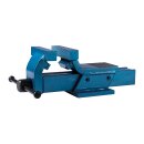Kukko, parallel bench vise. Blue. 140mm jaw spread