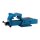 Kukko, parallel bench vise. Blue. 140mm jaw spread