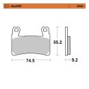 Moto-Master RoadPro front brake pads. Sintered