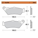 Moto-Master RoadPro brake pads. Sintered