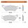 Moto-Master RoadPro brake pads. Sintered