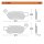 Moto-Master RoadPro rear brake pads. Sintered