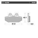 Moto-Master, RoadPro rear brake pads. Ceramic