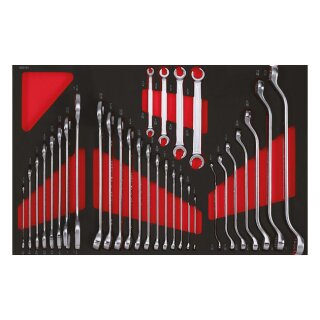 Sonic, wrench set 31-piece. US/SAE sizes