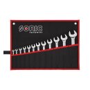 Sonic, open/box end wrench set. 12-piece. US/SAE