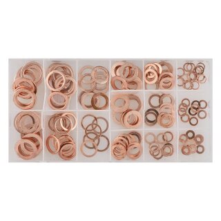 Sonic, Copper sealing rings assortment box. 150-piece set