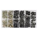 Sonic, body bolts and speed nuts assortment. 170-piece