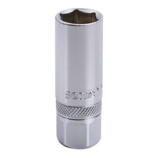 Sonic, spark plug socket with clip. 16mm