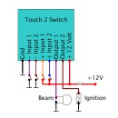 Axel Joost Elektronik, Touch 2 Switch. 2 channel relay