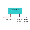 Axel Joost Elektronik, 6 Booster. 6V to 12V converter