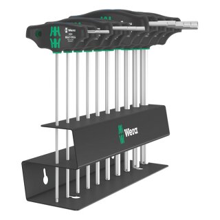 Wera screwdriver set T-handle Hex plus inches, 7 pieces