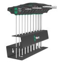 Wera screwdriver set T-handle Hex plus inches, 7 pieces