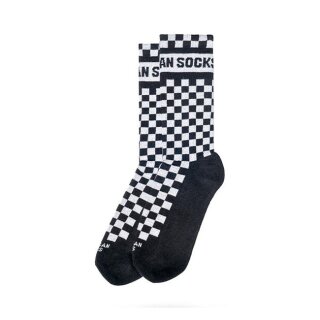 American Socks Checkerboard mid high socks