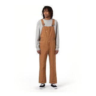Dickies Duck Canvas bib stone washed brown duck