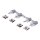 Saddlebag mount kit, M8 Touring