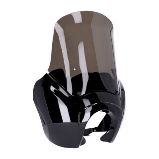 Windschild Verkleidung getönt für Harley Dyna 06-17