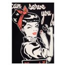 Queen Kerosin I can serve you T-shirt black