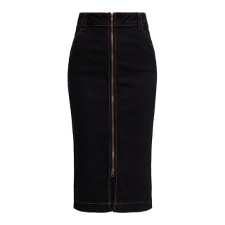 Queen Kerosin Pencil skirt black