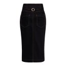 Queen Kerosin Pencil skirt black