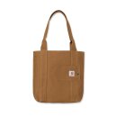 Carhartt Vertical open tote bag carhartt® brown