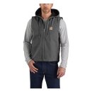 Carhartt Hooded fleece-lined vest gravel