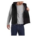 Carhartt Hooded fleece-lined vest black