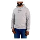 Carhartt Logo graphic hoodie asphalt heather