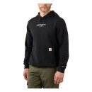 Carhartt Logo graphic hoodie black