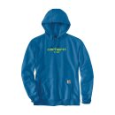 Carhartt Logo graphic hoodie marine blue