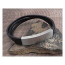 Amigaz Leather 3-Row Adjustable bracelet
