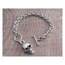 Amigaz Teardrop Toggle Bracelet 7" with Monster Skull