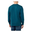 Carhartt Sleeve logo longsleeve blue heather