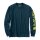 Carhartt Sleeve logo longsleeve blue heather
