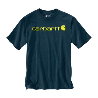 Carhartt Core Logo T-shirt night blue heather