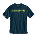 Carhartt Core Logo T-shirt night blue heather