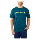 Carhartt Core Logo T-shirt night blue heather