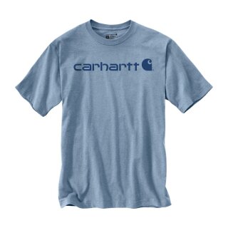 Carhartt Core Logo T-shirt pine blue heather