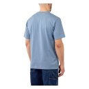 Carhartt Core Logo T-shirt pine blue heather