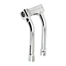 Biltwell, Murdock pullback O/S risers 10" chrome