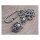 Amigaz Skull Shield Pendant on Stainless Steel 30" Shot Bead