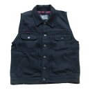 Denim Weste schwarz 13 1/2 Rain Splitter  M