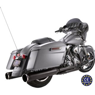 S&S Mk45 Thruster Auspuff Dämpfer EC-appr. für Harley FL Touring 17-22