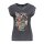 Queen Kerosin Snake gril T-shirt black