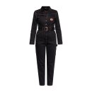 Queen Kerosin Workwear overall black