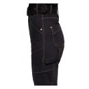 Queen Kerosin Workwear overall black