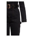 Queen Kerosin Workwear overall black